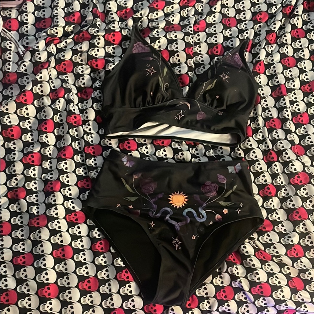 Witchy floral bikini